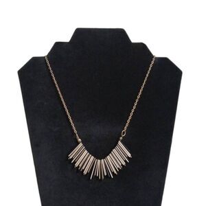 Park Lane Black Gold and Silver Toned Mixed Metals Nirvana Statement Necklace